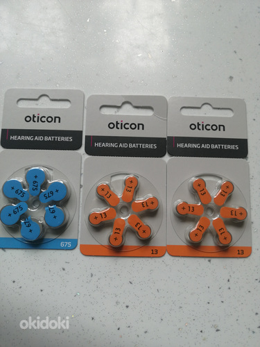 Батарейки для ушного аппарата 3 комплекта (фото #1)