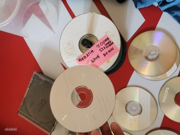 CD plaadid 700 MB, 4.7 GB (foto #1)