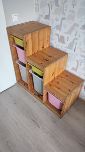 Ikea mänguasjakapp väljatõmmatavate sahtlitega (2 foto / 2)