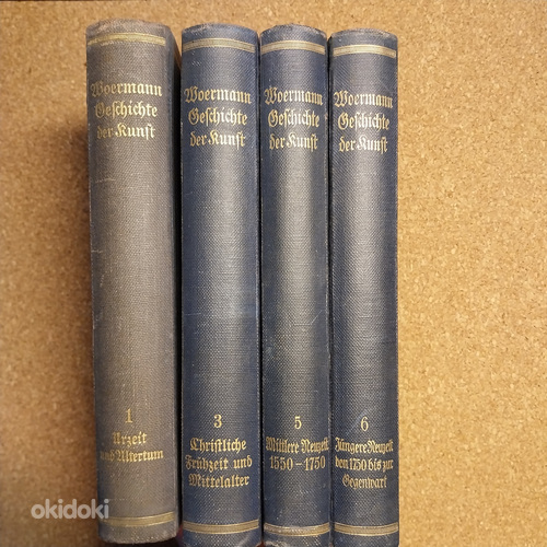 "Geschichte der Kunst" by Karl Woermann vol 1.3.5.6