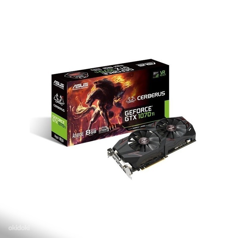 ASUS Cerberus GTX 1070Ti 8GB - Tallinn, Videokaardid – okidoki