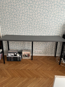 IKEA laud Lagkapten/Olov 200x60 hall (1 foto / 4)