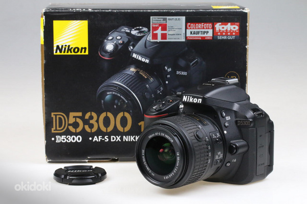 Цифровая зеркальная камера Nikon D5300 24,2 МП с корпусом и (2 из 3)
