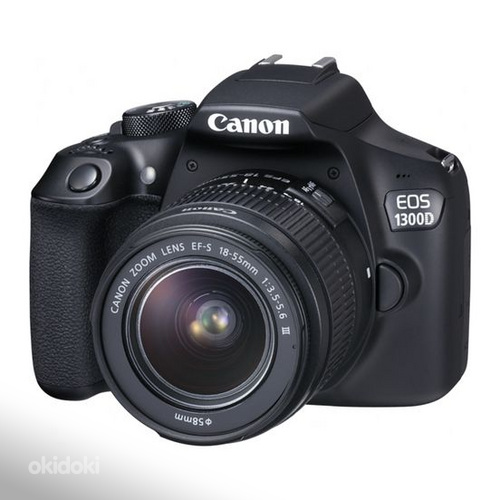 Цифровая зеркальная камера Canon EOS 1300D с объективом 18-5