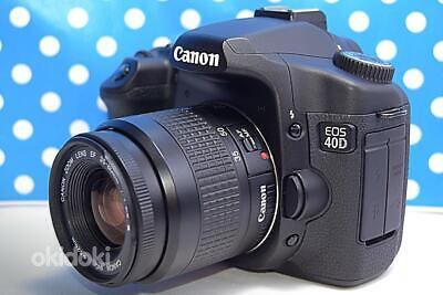 Фотоаппарат Canon 40D с объективом 18-55.