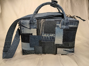 One-of-a-kind Boro-style handbag (5 foto / 10)