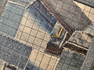 Denim Mosaic: Artisan Tote – One-of-a-Kind Sustainable Handb (5 foto / 10)