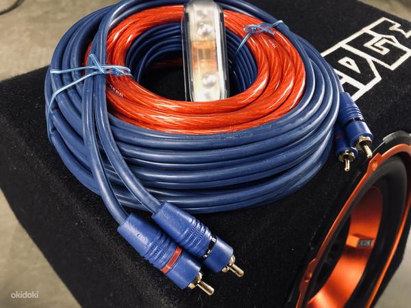 Активный сабвуфер edge 750w + комплект кабелей (фото #2)