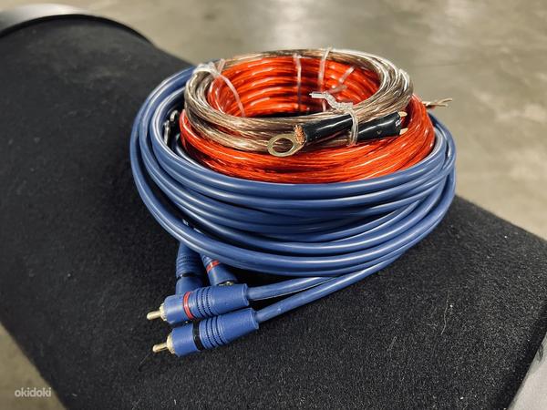 Активный сабвуфер fusion 600 Вт + комплект кабелей (фото #3)