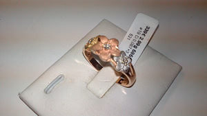 Kuld 585 2,99gr, D0,087ct+3 (2 foto / 2)