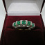 Sõrmus 585;4,35gr;Emerald 5 0,98ct+5;Br 0,152ct+36 (foto #1)