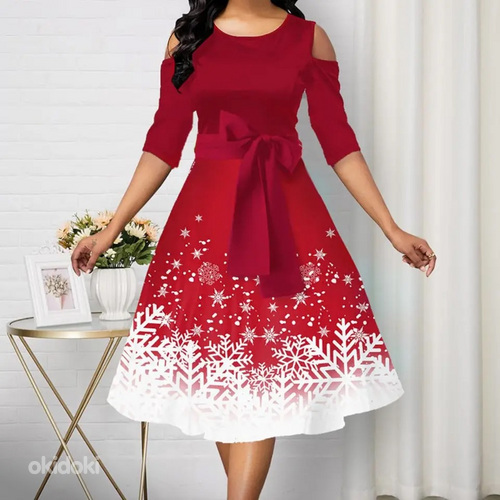 Новое рождественское платье XL/XXL (фото #1)