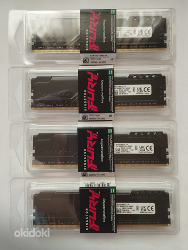 Оргинал Kingston Fury Beast DDR4 16GB 3200MHz Gaming память