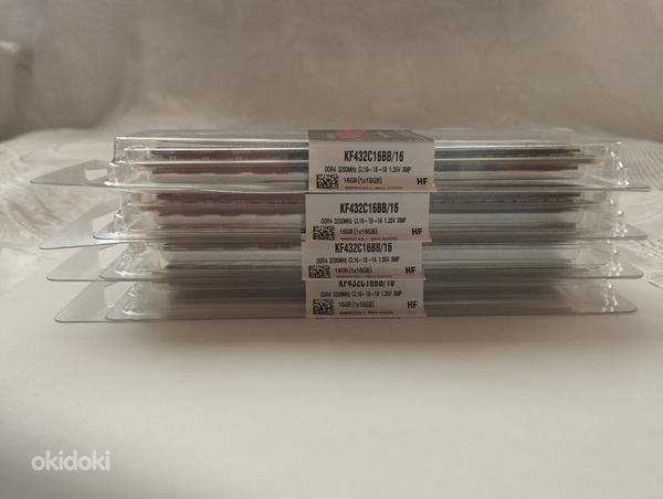 Оргинал Kingston Fury Beast DDR4 16GB 3200MHz Gaming память (2 из 2)