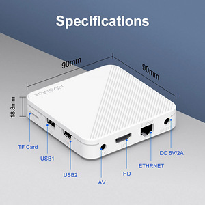 TVBOX H96 Max Allwinner H313 4K UHD Android 14.0 ATV Box (3 фото из 8)