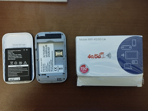 4G LTE WiFi роутер с местом для SIM-карты, карманный портативный (2 фото из 5)