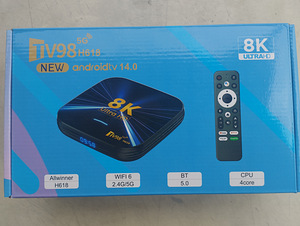 TV Box TV98 H618 4GB/32GB 8K двойной WiFi6 Android-14 (1 фото из 2)
