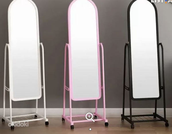 Հատակին տեղադրվող շարժական հայելի անիվների վրա