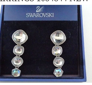 Swarovski օրիգինալ օղեր կրիստալներով