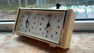 Vintage USSR Soviet Chess Clock Tournament Mechanical Timer (3 foto / 3)