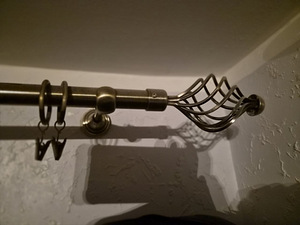 Kardinapuu / Karniis metall antiik kuld 300cm kuul (1 foto / 1)