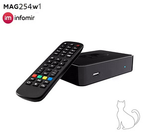 Infomir MAG 254w1 | оригінальний TV box від виробника