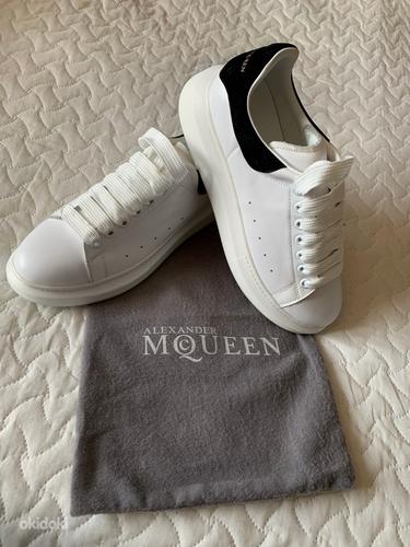 Кожаные низкие кеды alexander McQueen / размер 42-43 EU (фото #1)
