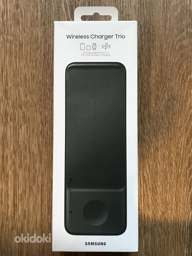 Беспроводное зарядное устройство SAMSUNG Wireless Charger Trio, НОВОЕ в коробке (фото #1)