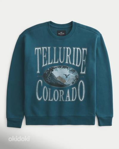 Hollister “Telluride Colorado Graphic Crew Sweatshirt"