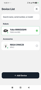 YUKA mini 800 robotic lawn mower for parts (2 foto / 2)