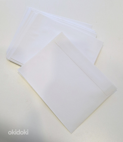 Новые белые конверты, 14,4x19см, 25шт