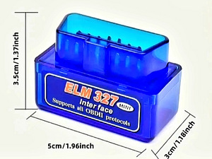 OBD2 Bluetooth ver 1.5 сканер диагностики ELM327 (4 фото из 4)