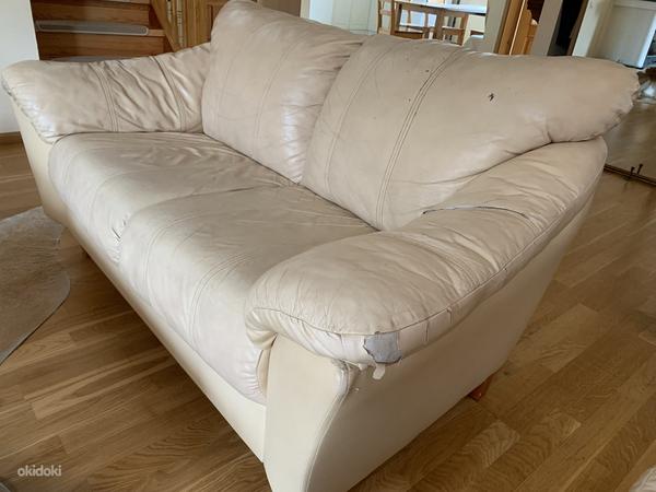 Кожаный диван, двухместный (фото #2)