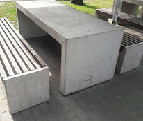 Стол из бетона