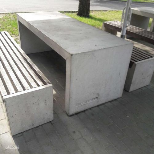 Стол из бетона (фото #1)