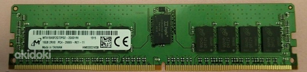 Serveri mälu Micron DDR4 ECC RDIMM 2x16gb (foto #1)