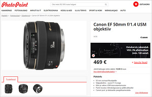 Canon EF 50mm f/1.4 USM objektiiv (10 foto / 10)