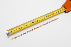 Золотая цепочка на руку мужчине/женщине 22 cm, 6 g. (6 фото из 7)
