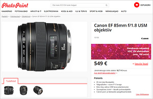 Canon EF 85mm f/1.8 USM objektiiv (10 foto / 10)