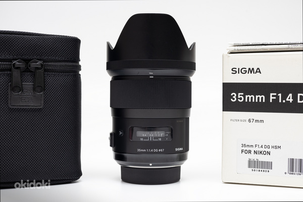 Sigma 35mm f/1.4 DG HSM Art (Nikon F) objektiiv (foto #1)