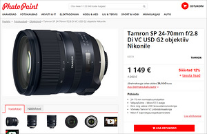 Tamron SP 24-70mm f/2.8 Di VC USD G2 (Nikon F) objektiiv (10 foto / 10)