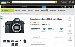 Canon EOS 6D Mark II (body) peegelkaamera (9 foto / 10)