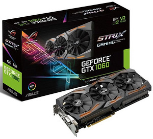 ASUS GTX 1060 STRIX 6GB videokaart (2 foto / 2)