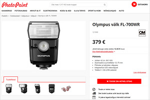 Olympus FL-700WR välklamp (6 foto / 6)