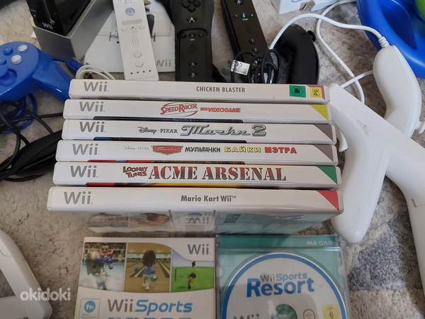 Nintendo Wii konsool ja 7 mängu (foto #2)