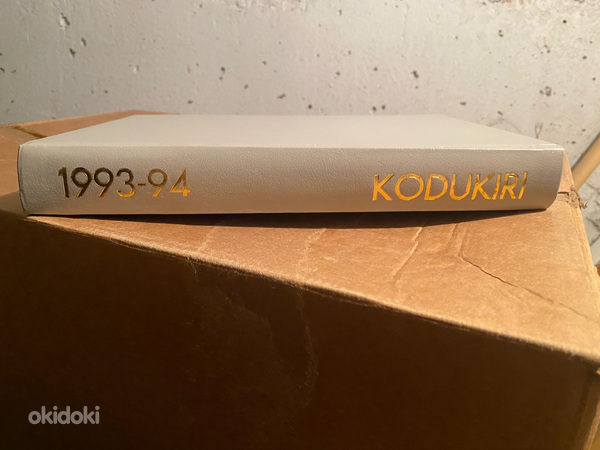 Ajakiri " Kodukiri " köidetud aastakäigud 1993-1994