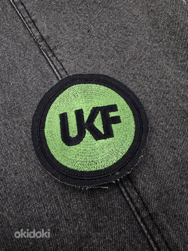 Нашивка с вышивкой UKF drum and bass