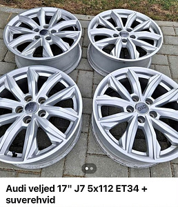 17” оригинальные диски Audi + шины 5*112 (8 фото из 8)