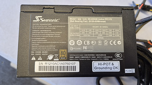 Блок питания (PSU) Seasonic SS-620GB Active PFC F3 (2 фото из 5)