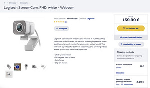 Logitech StreamCam, FHD Veebikaamera (2 foto / 3)